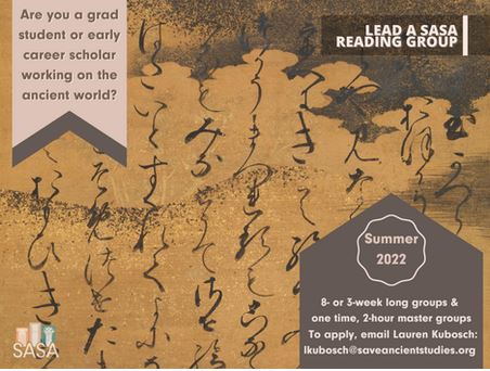 SASA reading groups flyer