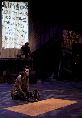 Oresteia production image by Linnea Bullion