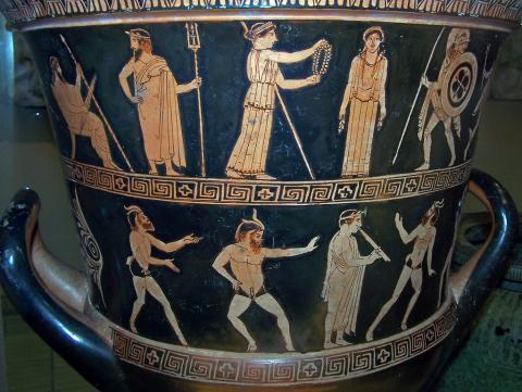 The creation of Pandora by the Olympic gods. Courtesy of Creative Commons.