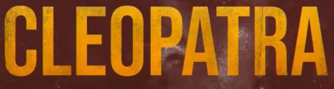Cleopatra Netflix title slide in gold