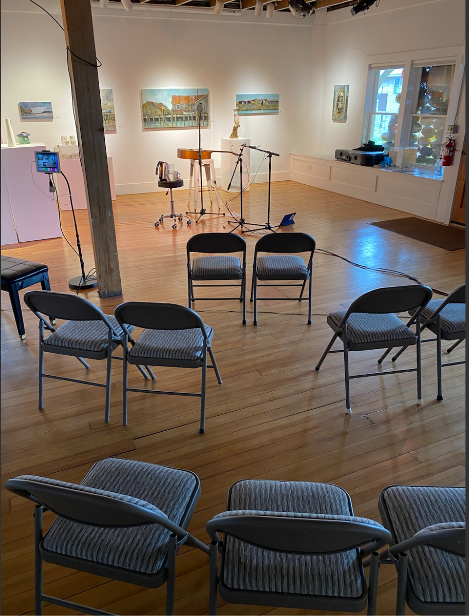 Figure 1. The venue for Goodkin’s Odyssey at the Bunnell Street Arts Center in Homer, Alaska. Photo by Joe Goodkin.